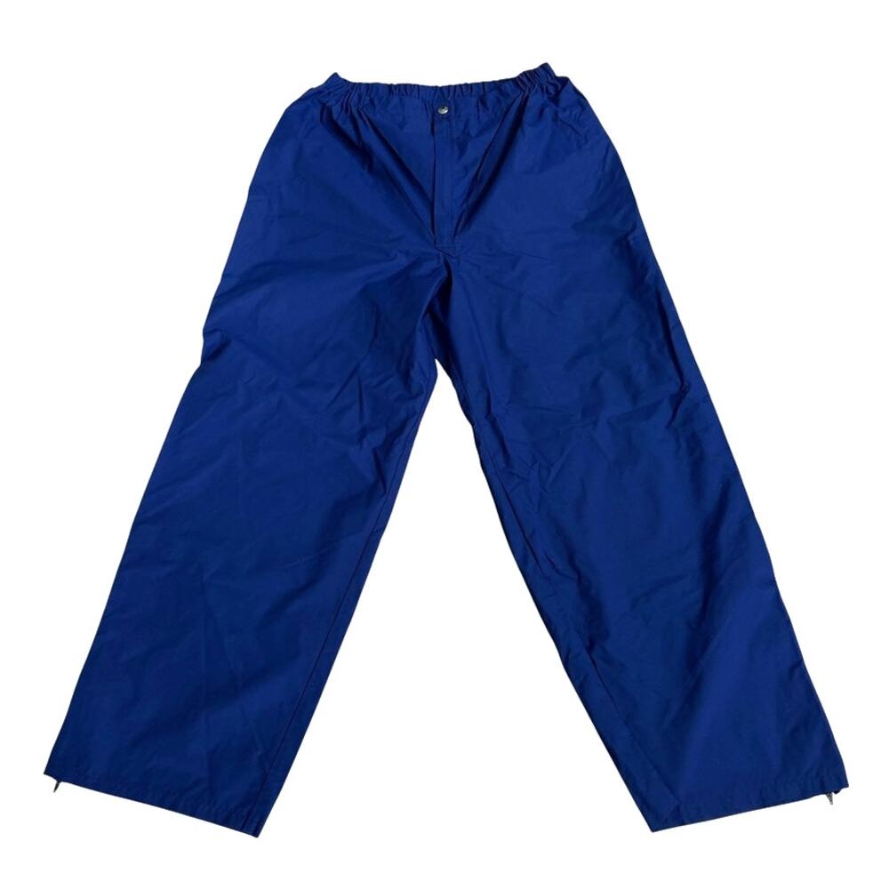 Pelzer Rainwear Pants Women Size Medium Vintage Made in USA Oregon Blue Retro